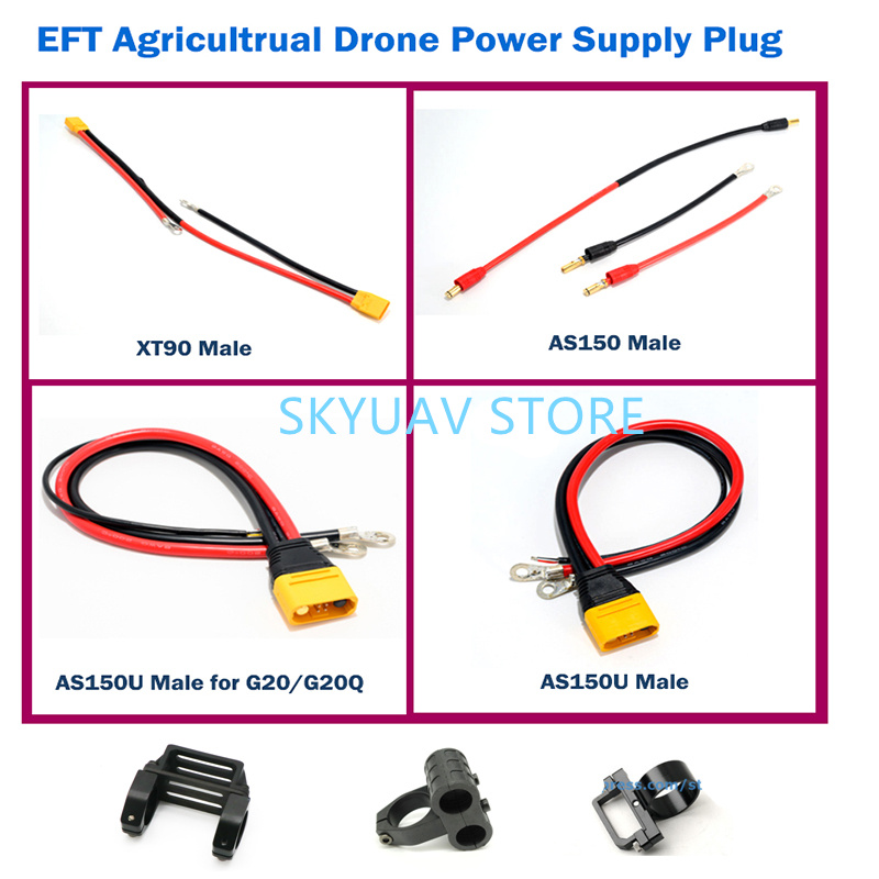 Drone Propeller Holder - EFT güç kaynağı XT90 fiş AS150
