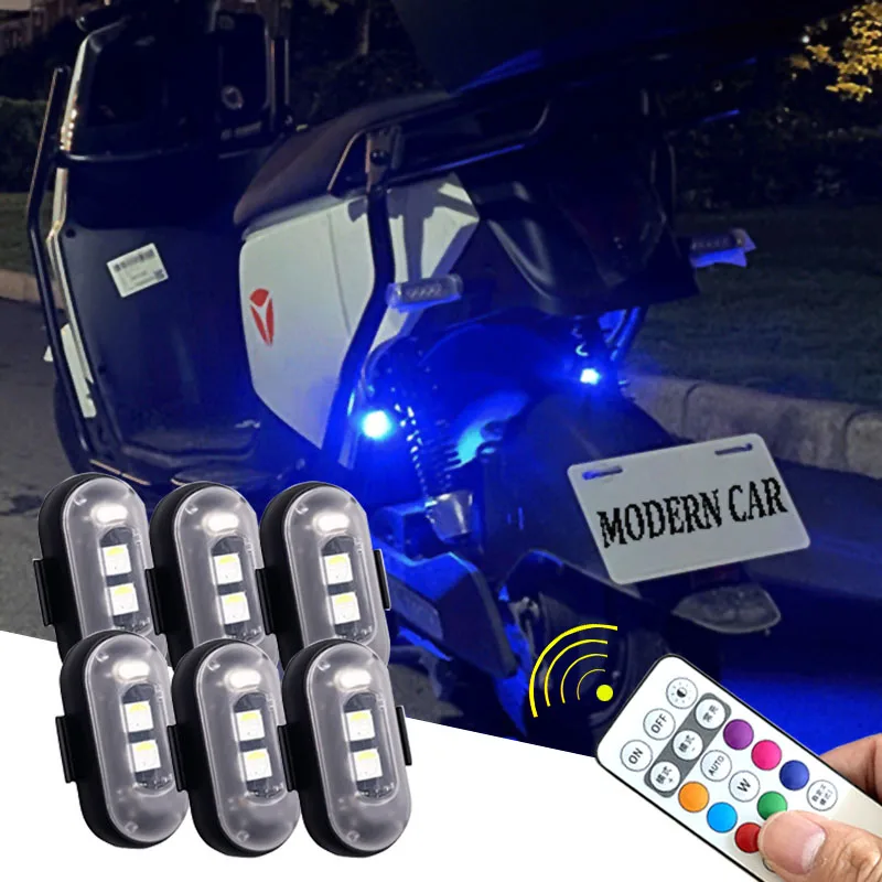 Drone Strobe Light - 2/4/8 adet kablosuz uzaktan kumanda çakarlı