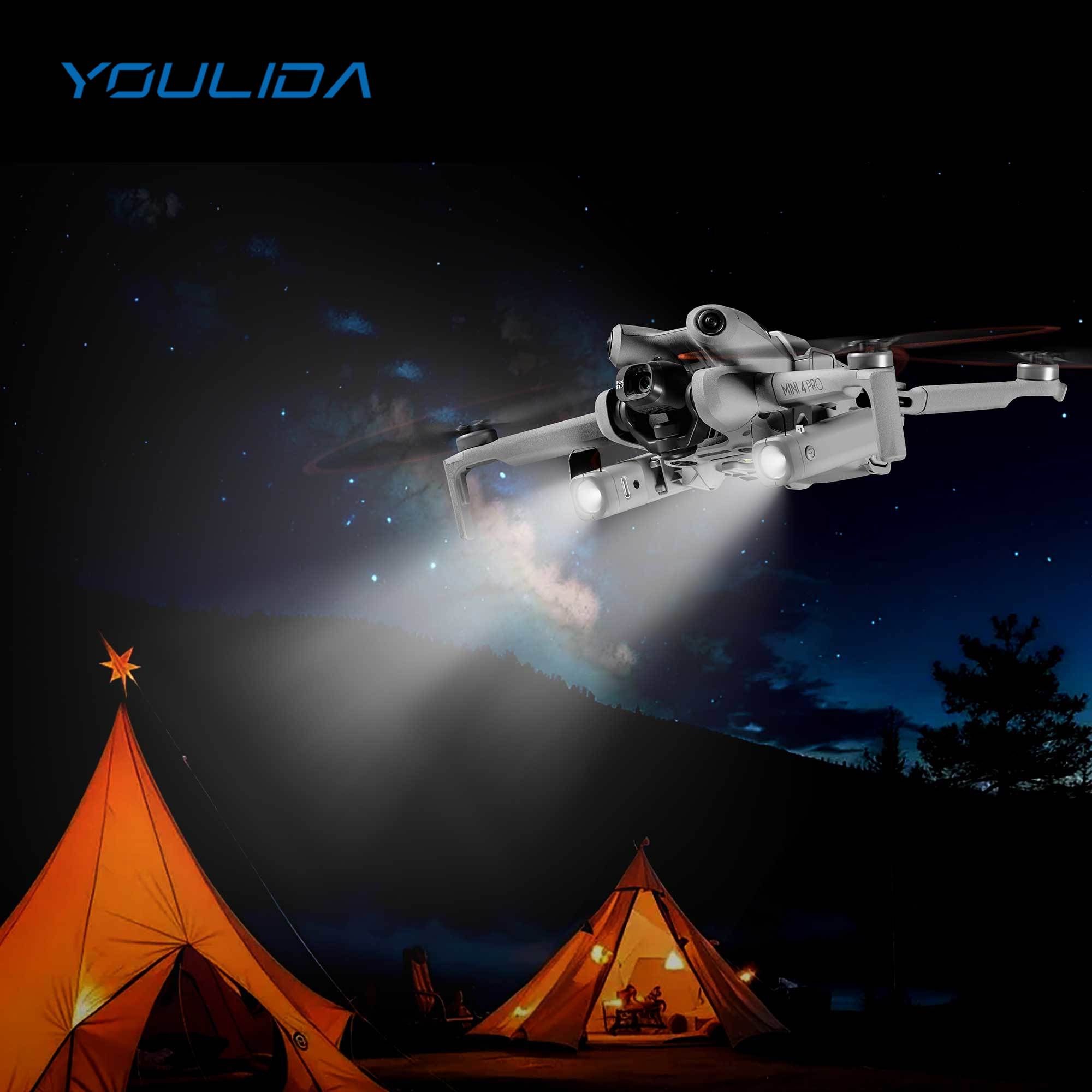 DJI Mini 4 Pro için LED Gece n - Drone Beacon Light incelemesi ve fiyatı
