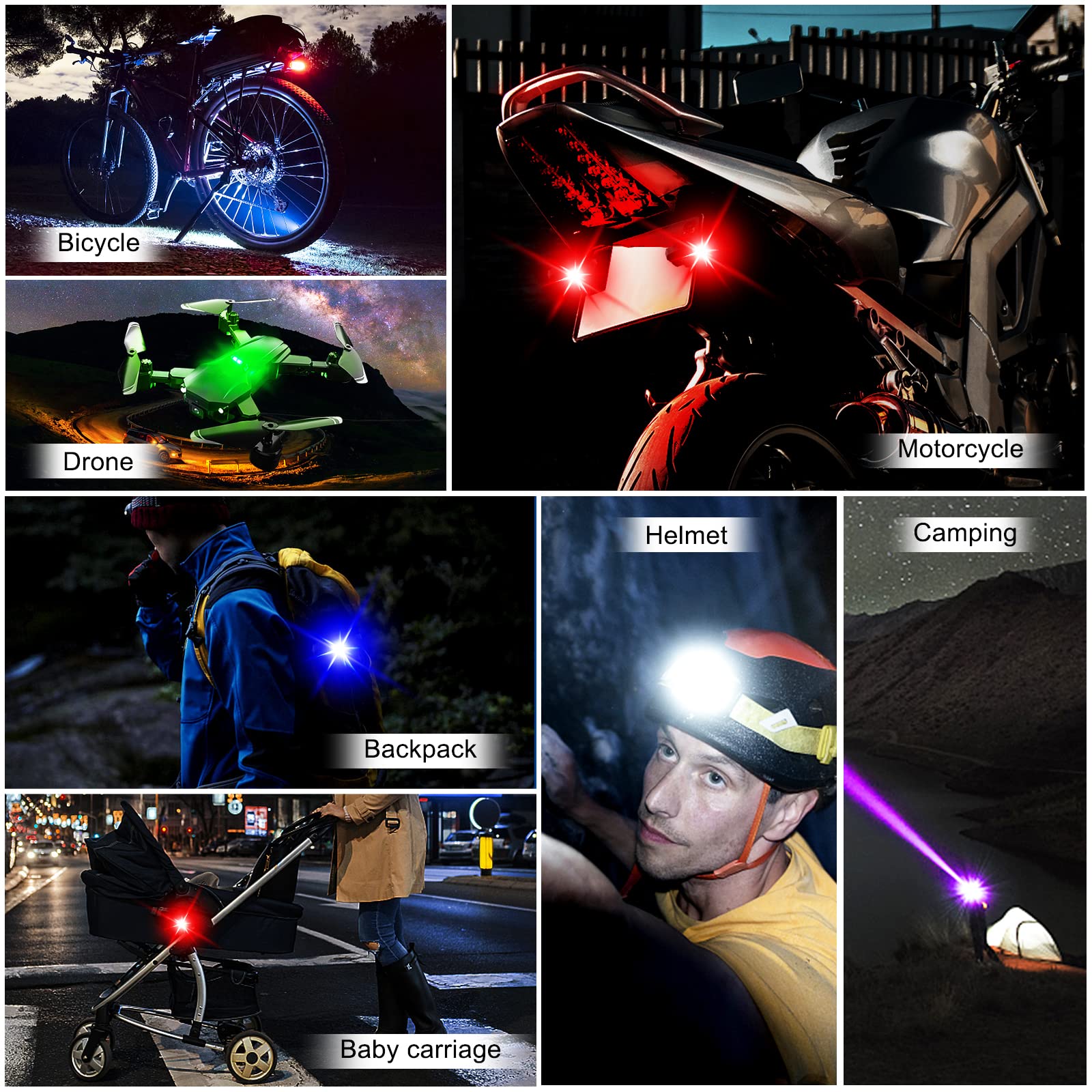 Motosiklet Işıkları Drone Stro - Drone Strobe Light incelemesi ve fiyatı