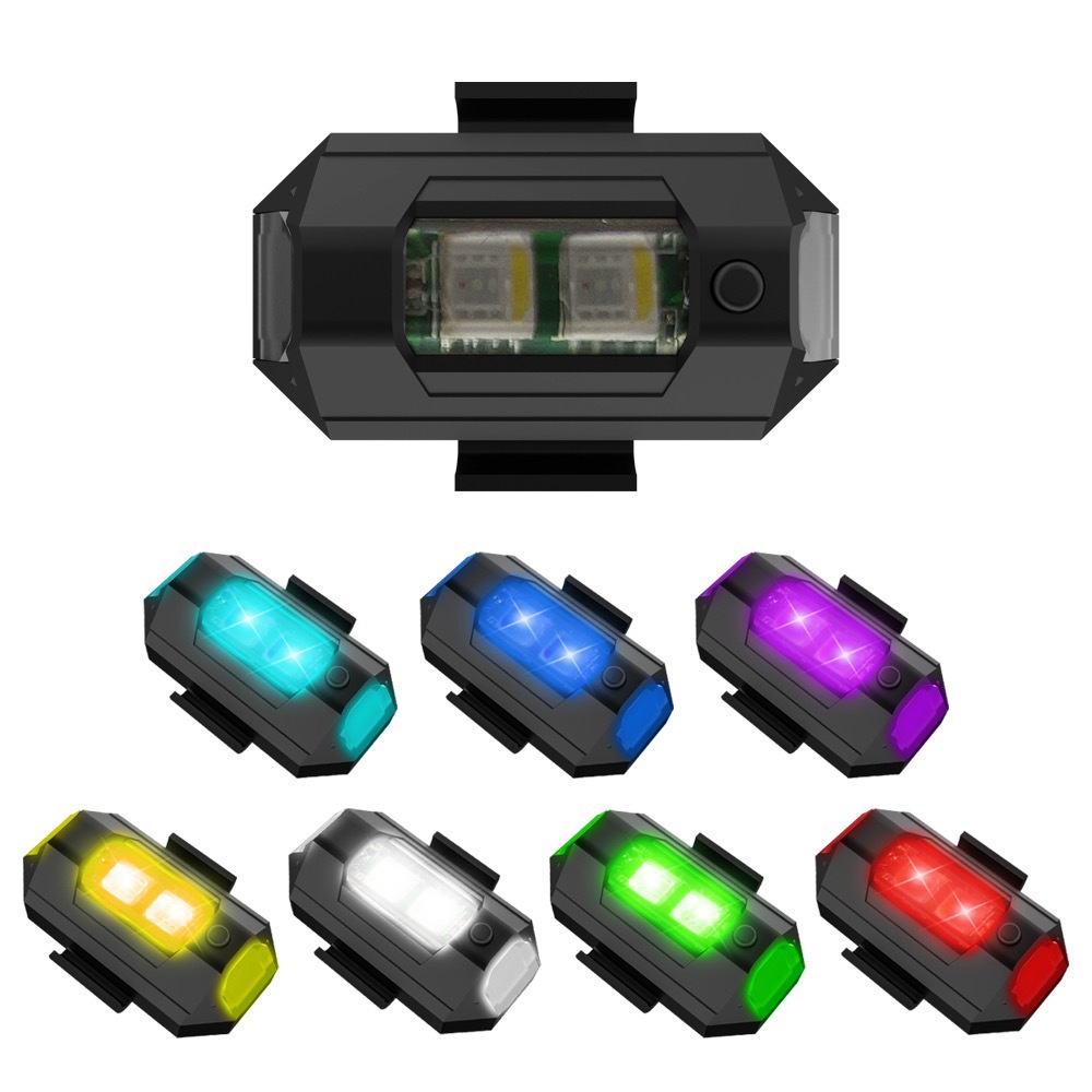1 adet 7 renk Mini USB şarj LE - Drone Beacon Light incelemesi ve fiyatı