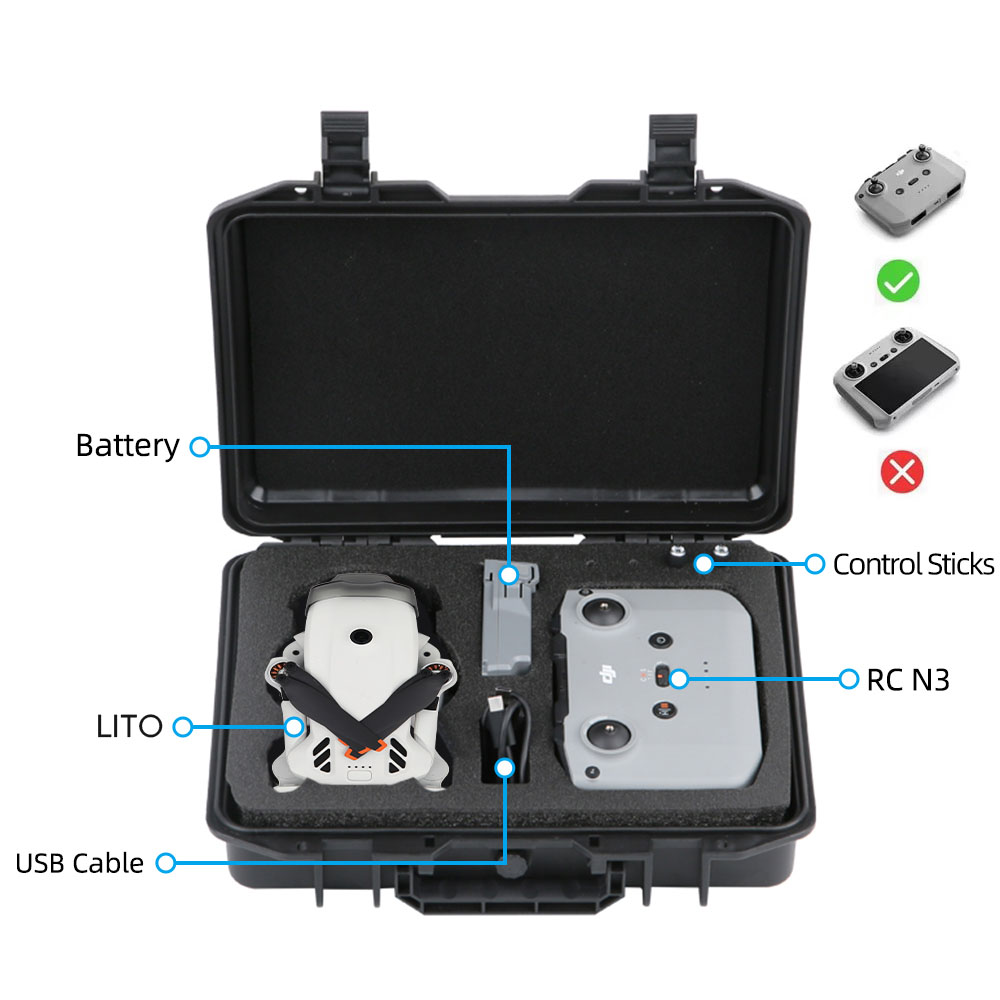 DJI Lito 1 için taşınabilir ta - Drone Carrying Case incelemesi ve fiyatı